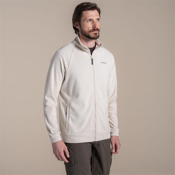 Craghoppers Men's Beige Charlston Insulated Fleece Top in Size M, Sports Direct