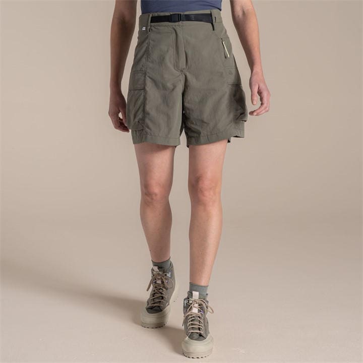 Craghoppers Women's Green Nosilife Medina Quick-Drying Cargo Travel Shorts in Size 18, Sports Direct