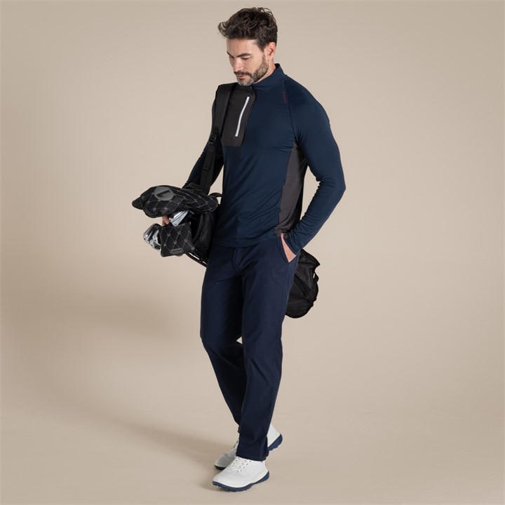 Craghoppers Men's Blue Nosilife Goswick Quick-Drying Half Zip Top in Size 2XL, Sports Direct