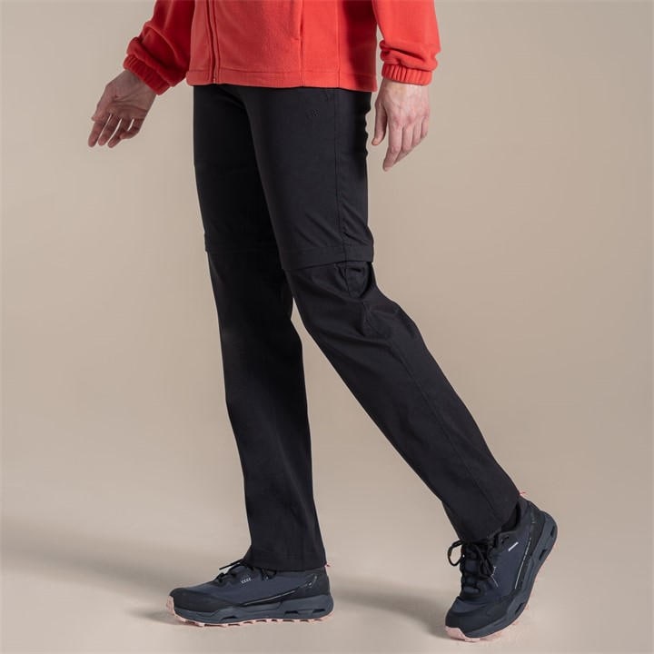 Craghoppers Women's Black Kiwi Pro Iii Water-Repellent Convertible Trousers, Sports Direct