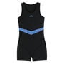 Black/Cyan Blue - Slazenger - Boy Leg Suit Junior Girls