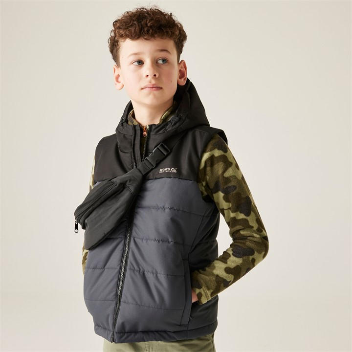 Regatta  Kids Black Lofthouse Bodywarmer in Size 7 - 8 Years, Sports Direct