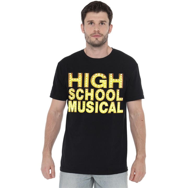 Disney Unisex Black High School Musical Logo XX-Large