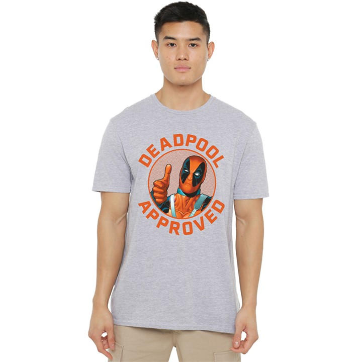 Marvel Unisex Grey Deadpool Approved Extra Large