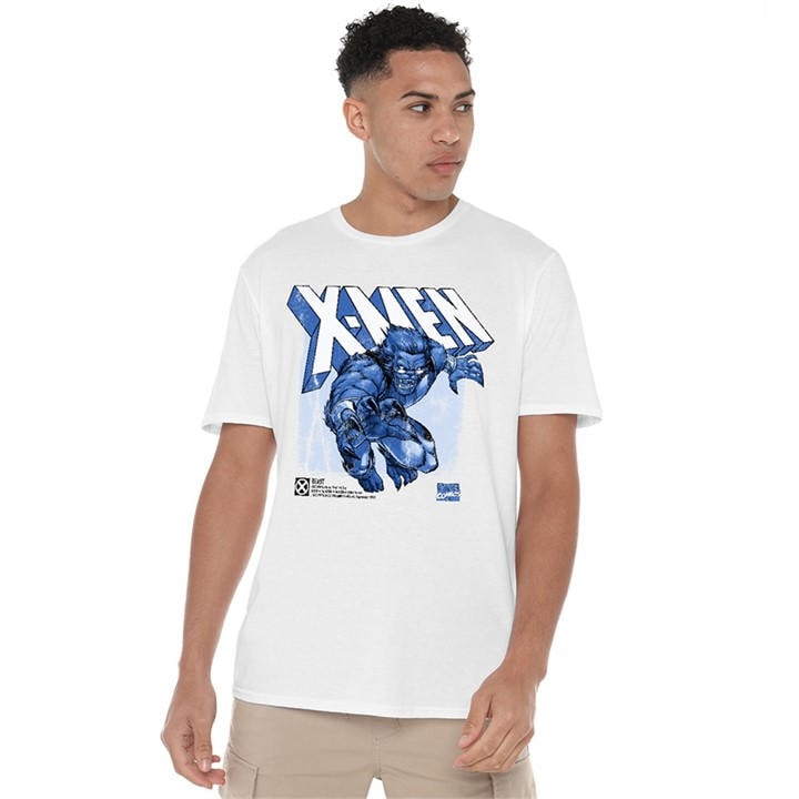 Marvel  White X-Men Beast Jumping in Size M, Sports Direct
