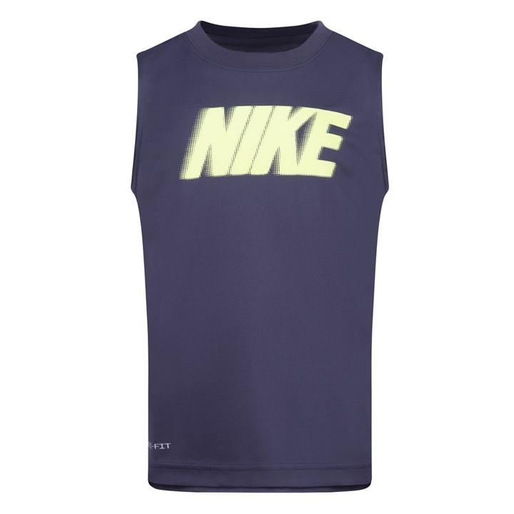 Nike Boys Grey Kids' Strappy Muscle Vest in Size 6 - 7 Years, Sports Direct