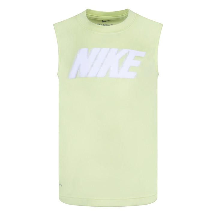 Nike Boys Yellow Kids' Strappy Muscle Vest in Size 4 - 5 Years, Sports Direct