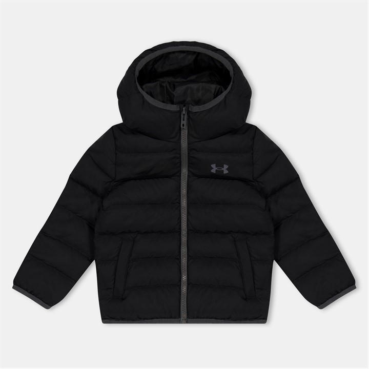 Under Armour Boys Black Kids' Lightweight Puffer Jacket in Size 2 - 3 Years, Sports Direct