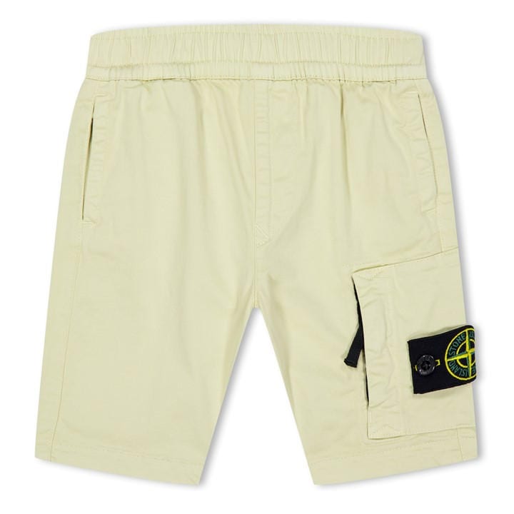 Stone Island Boys Beige Bermuda Shorts Cotton Ripstop in Size 9 - 10 Years, Sports Direct