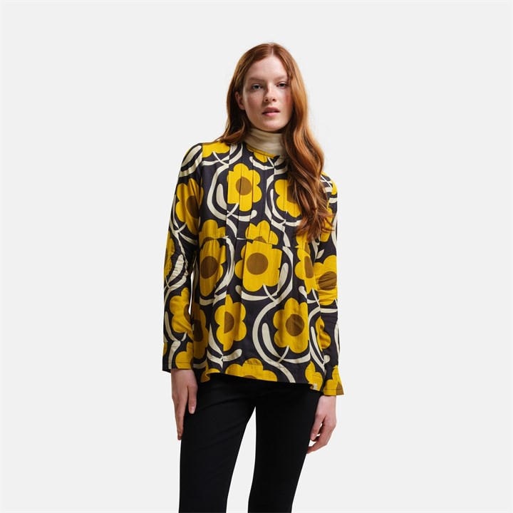 Regatta Women's Apple Blossom Yellow Orla Long Sleeve Print Long Sleeve T-Shirt in Size 12, Sports Direct