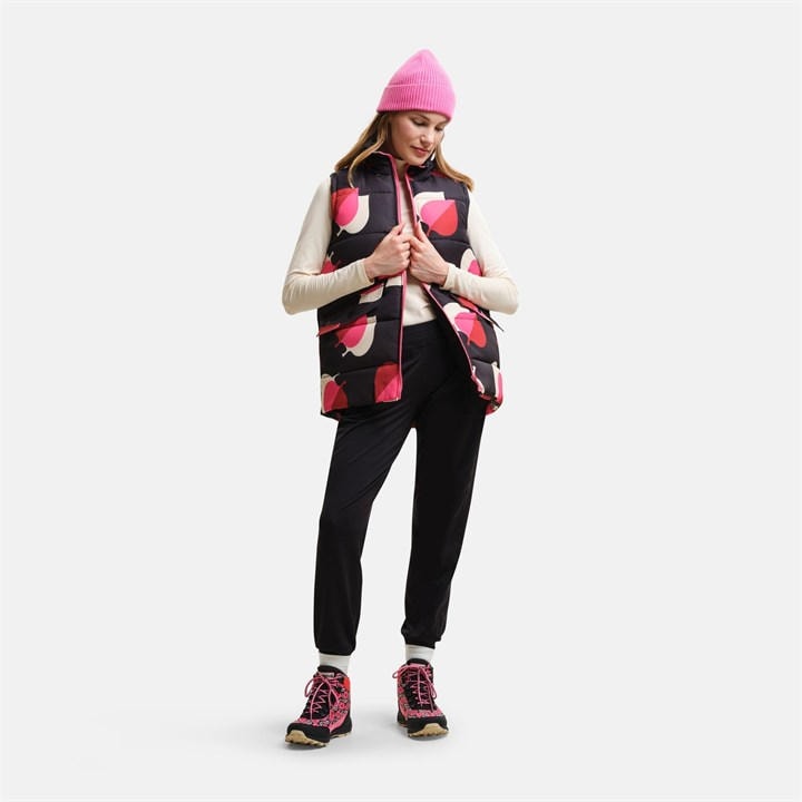 Regatta Women's Shadow Elm Pink Orla Kiely Bodywarmer in Size 10, Sports Direct