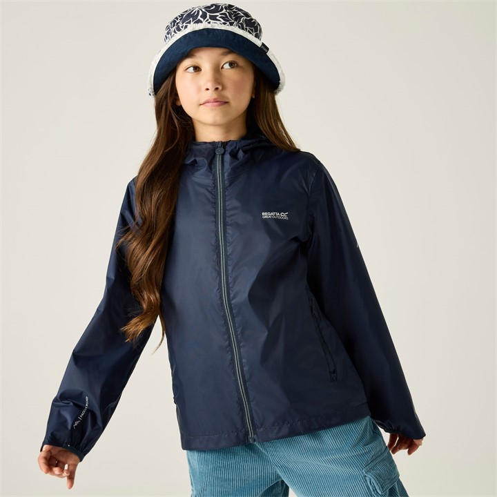 Regatta  Kids Blue Kids Lever Waterproof Isolite Jacket in Size 13 Years, Sports Direct
