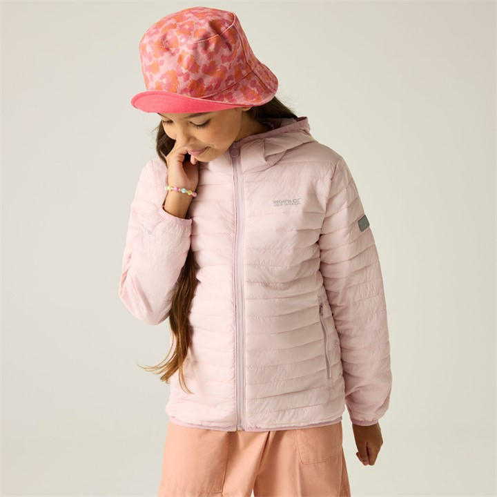 Regatta  Kids Pink Kids Hooded Hillpack Water-Repellent Jacket in Size 13 Years, Sports Direct