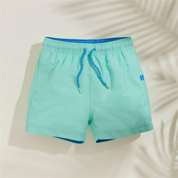 Regatta  Kids Icegrn/Sncbl Kids Skander Quick-Drying Swimwear in Size 13 Years, Sports Direct