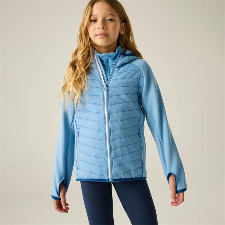 Regatta  Kids Blue Kids Andreson Hybrid Water-Repellent Jacket in Size 13 Years, Sports Direct