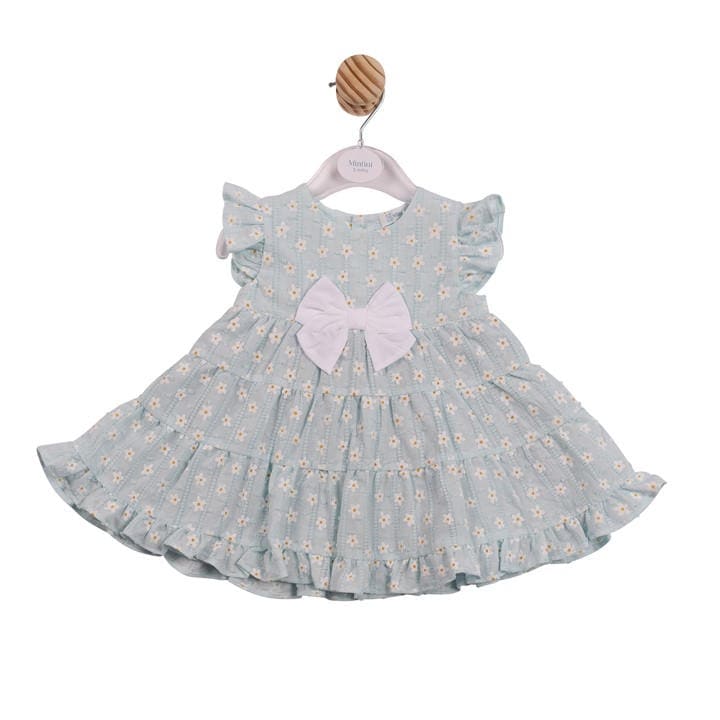 Mintini Baby Girls Green Kids' Bubble Dress in Size 6 - 9 Months, Sports Direct