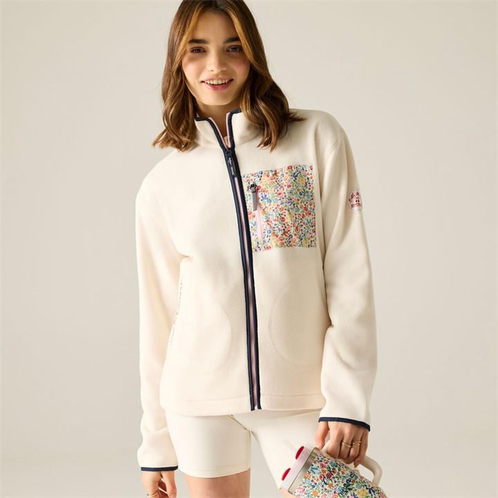 Regatta Women's Cream Cath Kidston Full Zip Fleece in Size 12, Sports Direct