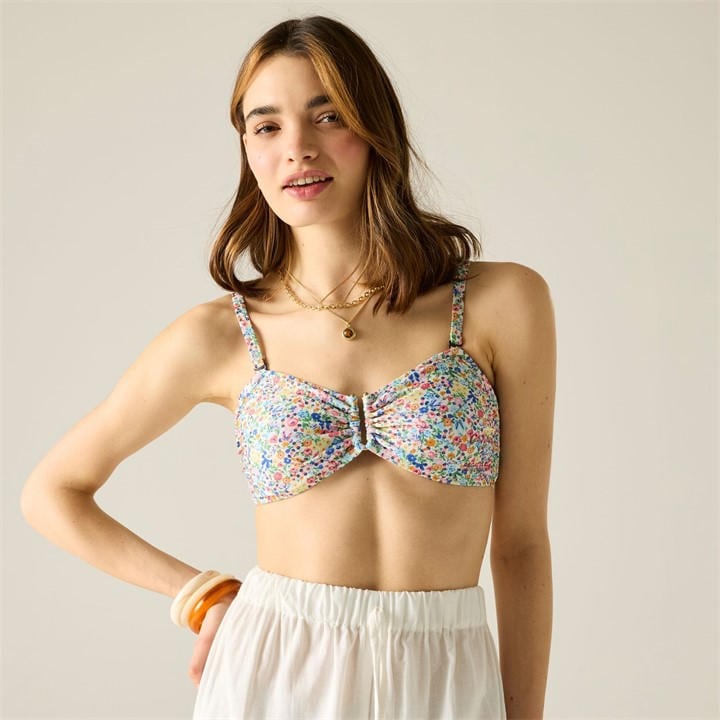 Regatta Women's Cream Harmony Ditsy Cath Kidston Upf 50+ Bikini Top in Size 20, Sports Direct