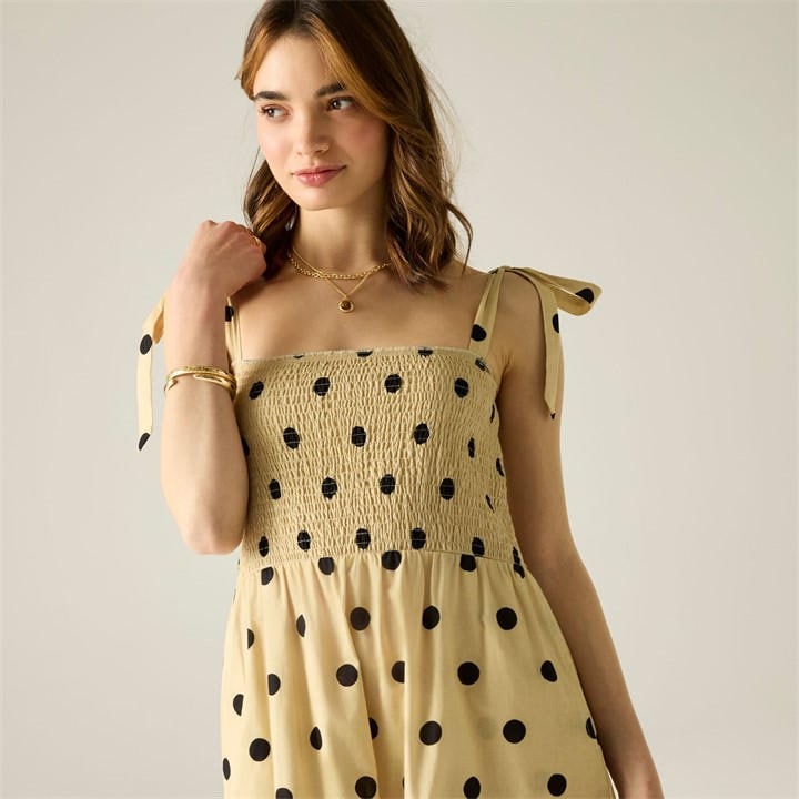 Regatta Girls Cream Spot Print Womens Cath Kidston Sundress in Size 20, Sports Direct
