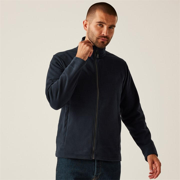 Regatta Men's Blue H/M Full Zip Microfleece in Size 3XL, Sports Direct