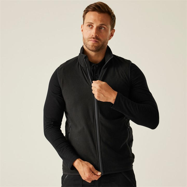 Regatta Men's Black Navigate Fleece Bodywarmer in Size XL, Sports Direct