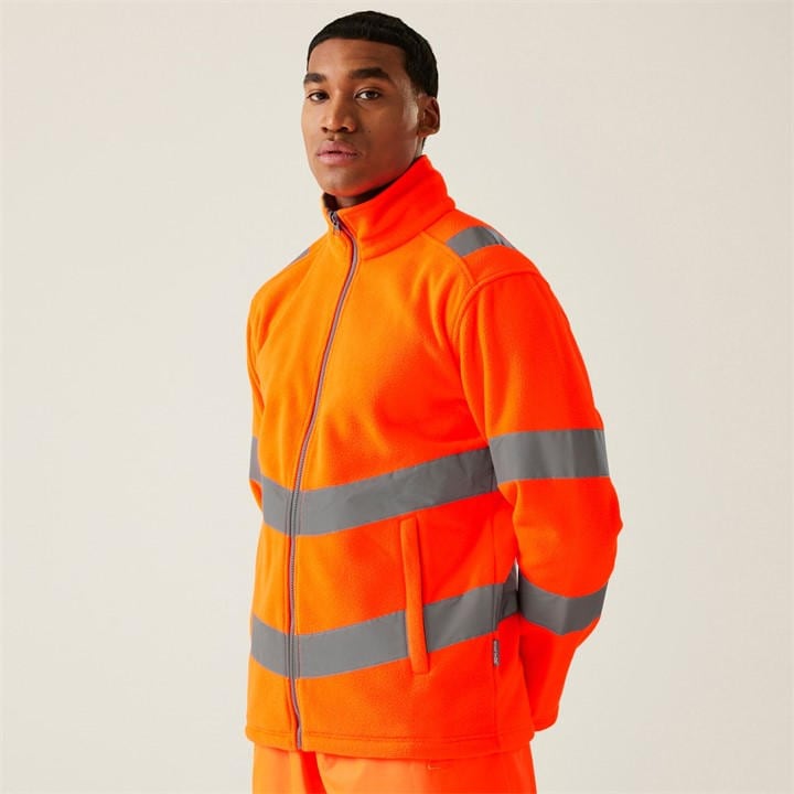 Regatta Men's Orange Hi-Vis Pro Contract Thor Fleece in Size 3XL, Sports Direct