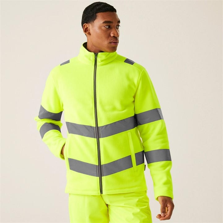 Regatta Men's Yellow Hi-Vis Pro Contract Thor Fleece Orange in Size 3XL, Sports Direct