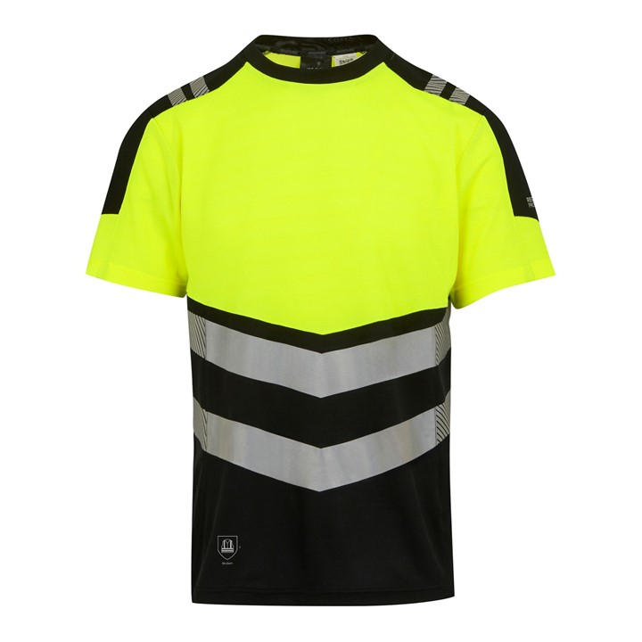 Regatta Men's Black Hi-Vis X-Pro T-Shirt - Class 1 in Size 2XL, Sports Direct