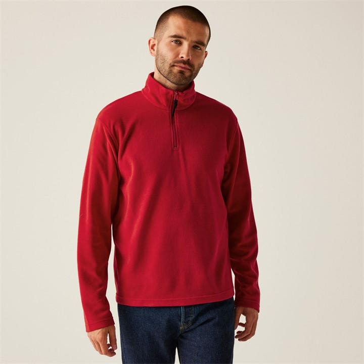 Regatta Men's Red Micro Lightweight Half Zip Fleece in Size 2XL, Sports Direct