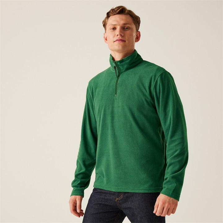 Regatta Men's Green Micro Lightweight Half Zip Fleece in Size 2XL, Sports Direct