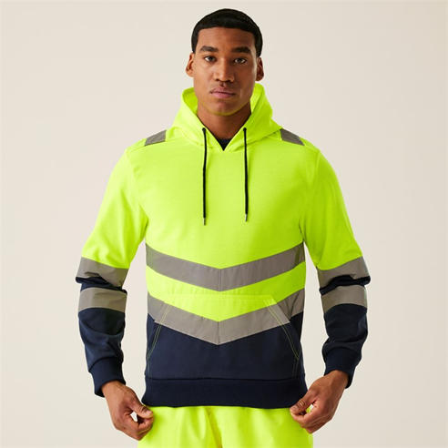 Regatta - Mens Hi-Vis Overhead Hoodie
