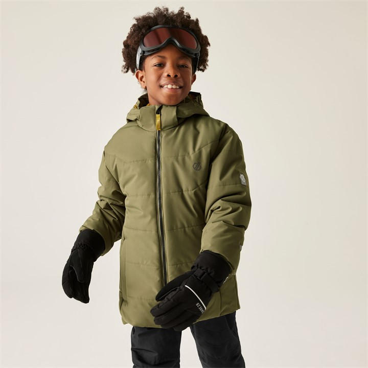 Dare 2B Unisex Kids Green Kids’ Explorer Ski Jacket Size: 3-4 Years - Image 4