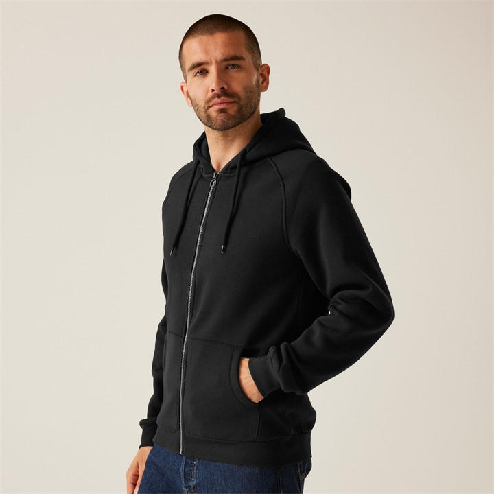 Regatta Men's Black Pro Fz Hoodie in Size M, Sports Direct