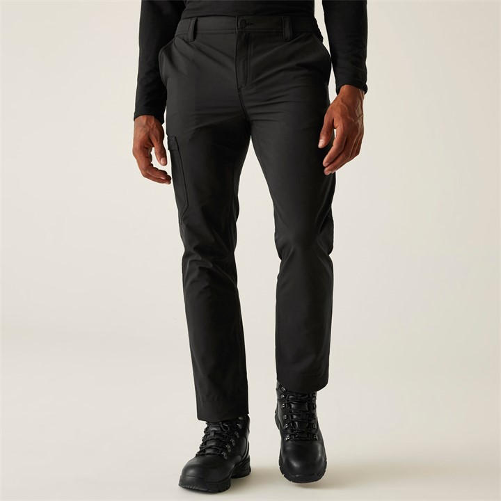 Regatta Men's Black Pro Action Stretch Trousers in Size 30 R, Sports Direct
