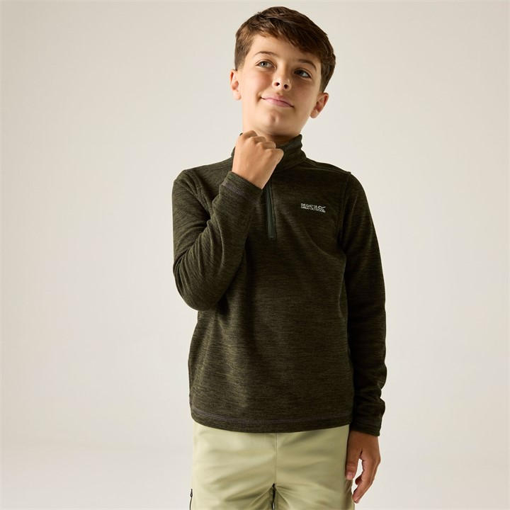 Regatta  Kids Green Kids Hot Shot Marl Fleece in Size 5 - 6 Years, Sports Direct