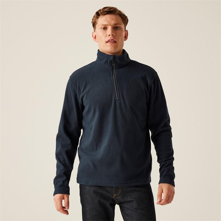 Regatta Men's Blue H/M Half Zip Fleece in Size L, Sports Direct