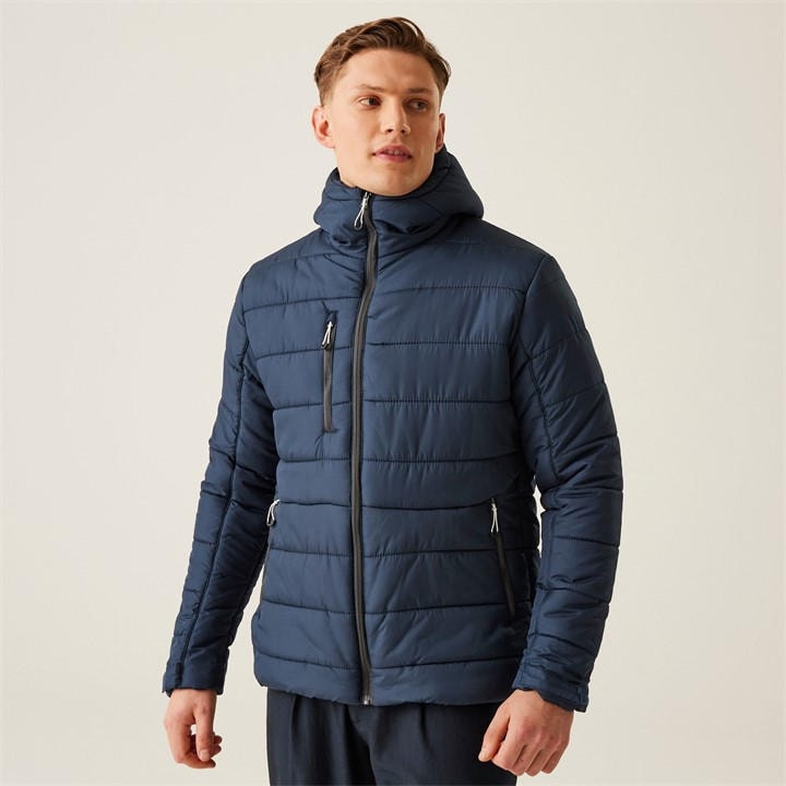 Regatta Men's Navy Seal Grey Navigate Thermal Jacket in Size L, Sports Direct