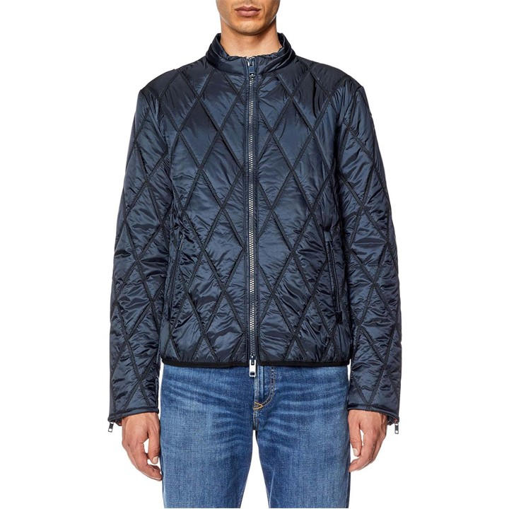 Diesel Men's Blue J-Niel Down Jacket Large