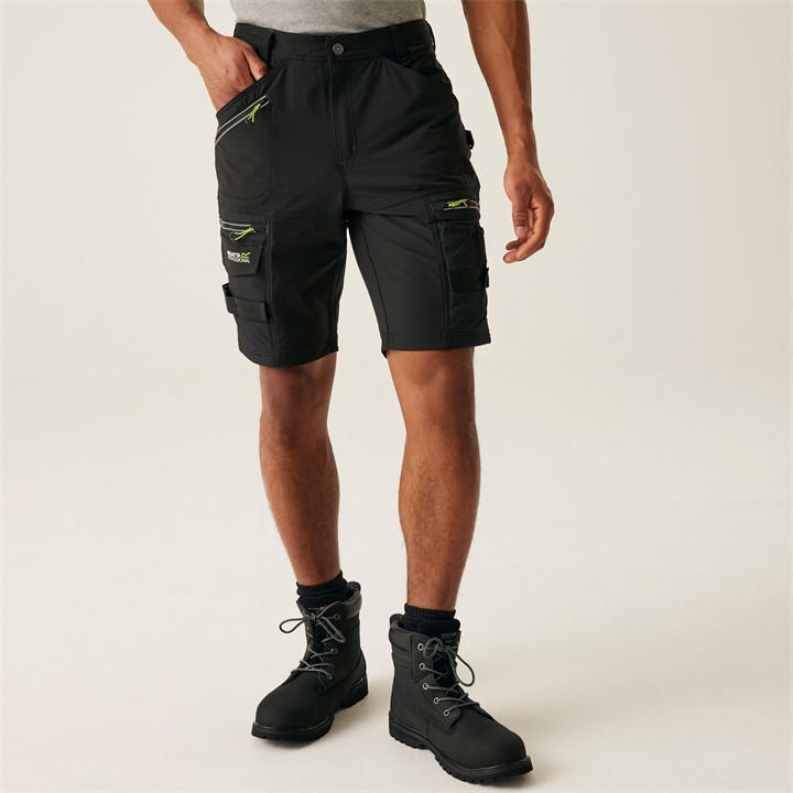 Regatta Men's Black Infiltrate Detachable Holster Shorts in Size 38, Sports Direct