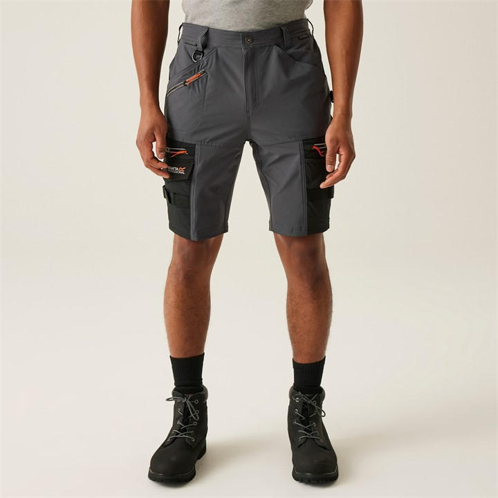 Regatta Men's Grey Infiltrate Detachable Holster Shorts in Size 34, Sports Direct