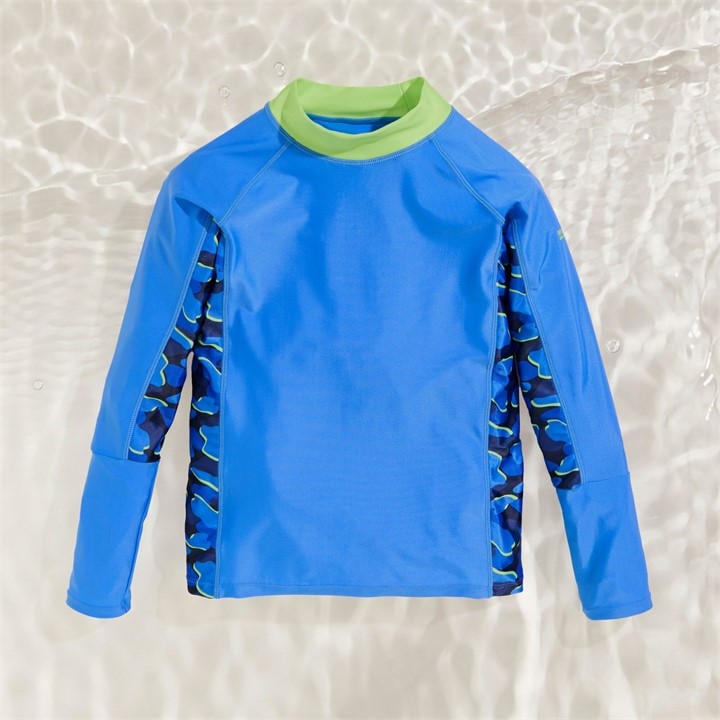 Regatta  Kids Sonicbluecam Kids Hoku Ii Upf 50+ Swim Top in Size 13 Years, Sports Direct