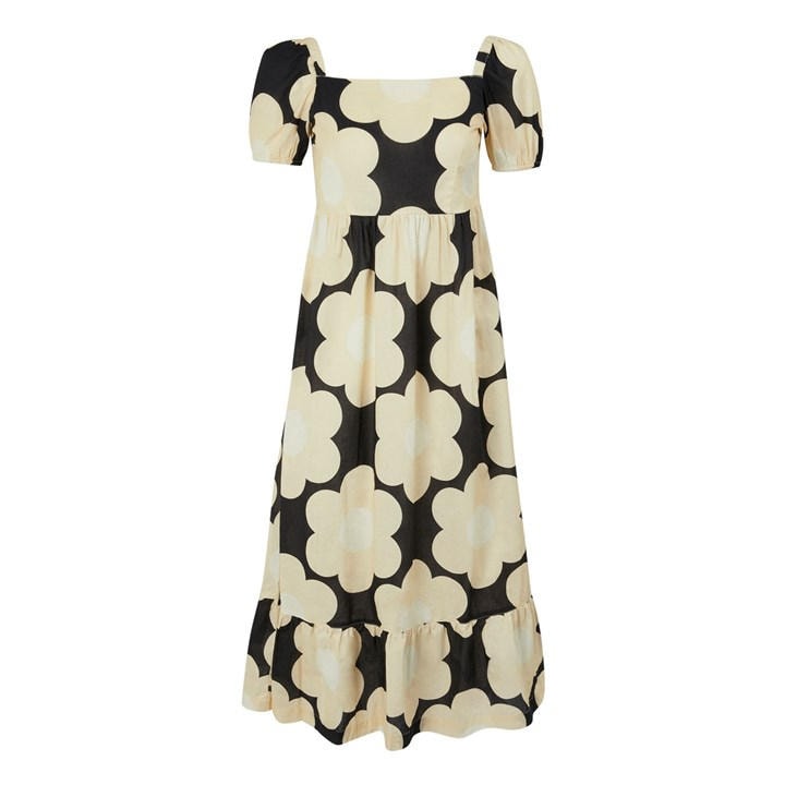 Regatta Women's Black Sixties Daisy Orla Ii Midi Summer Dress in Size 14, Sports Direct