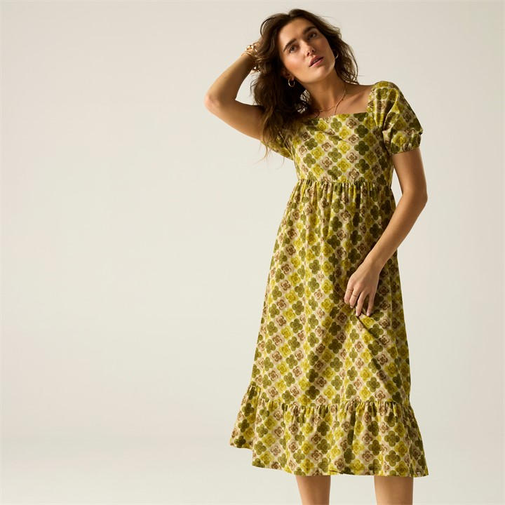 Regatta Women's Mltiflwerylw Orla Kiely Midi Summer Dress in Size 8, Sports Direct