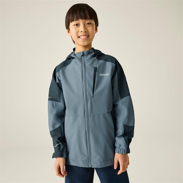 Regatta Boys Chnabl/Ngsky  Calderdale Iii Waterproof Shell in Size 10, Sports Direct