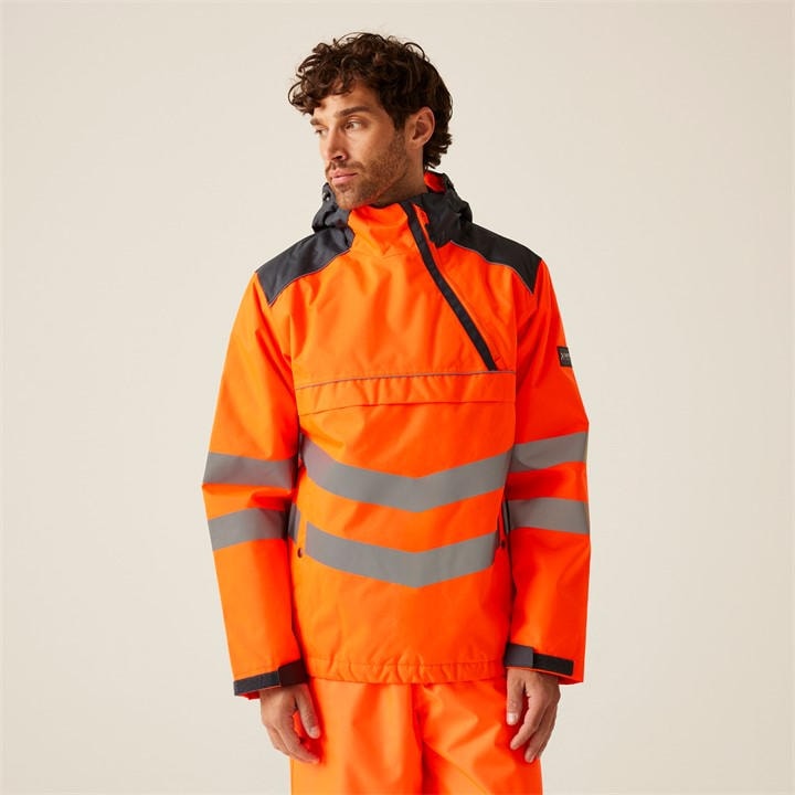 Regatta Men's Orange Hi-Vis Waterproof Insulated Reflective Overhead Bo in Size 3XL, Sports Direct