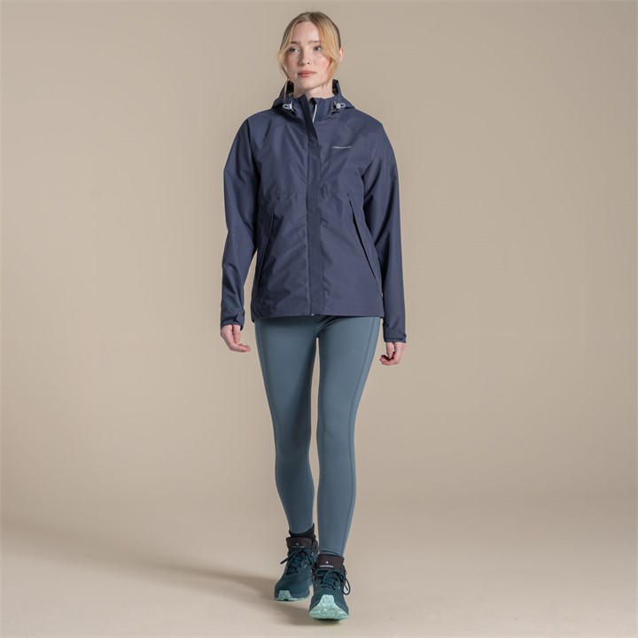Craghoppers Women's Grey Ossus Waterproof Shell Jacket in Size 14, Sports Direct