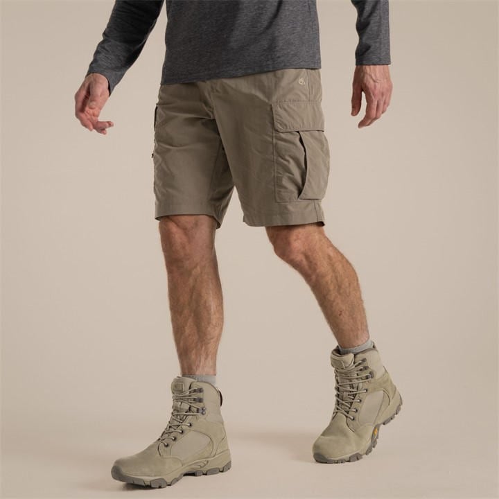 Craghoppers Men's Beige Nosilife Iii Quick-Drying Cargo Trail Shorts in Size 36 Inch, Sports Direct