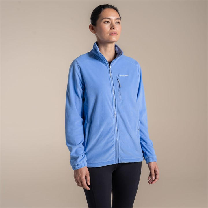 Craghoppers Women's Vinca Blue Miska Plus Ii Lightweight Insulated Fleece Jacket in Size 12, Sports Direct