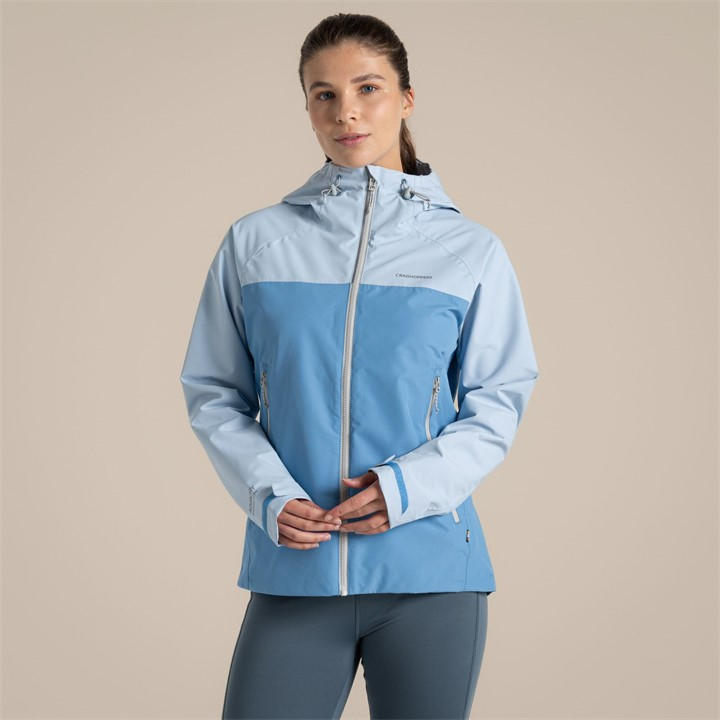 Craghoppers Women's Pink Vanth Waterproof Shell Jacket in Size 18, Sports Direct