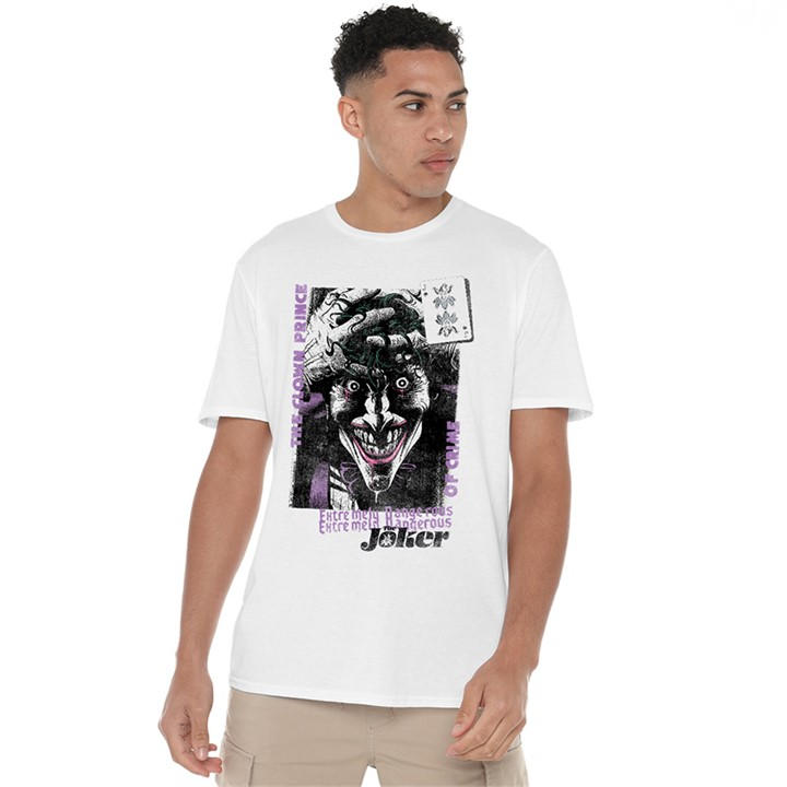 Dc Comics Men's Beige The Joker Evil Graffiti T-Shirt Natural in Size 3XL, Sports Direct